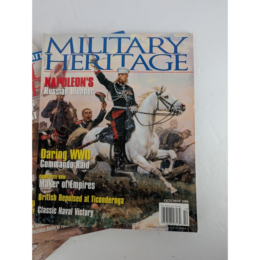 Vtg MILITARY HERITAGE Magazine Lot Civil War WWII Napoleon Gettysburg Stonewall - Picture 2 of 16